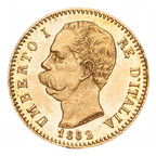 20 Lire Umberto I 1879–1897