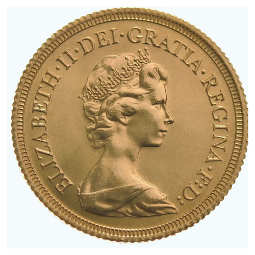 1/2 Sterlina Oro Regina Elisabetta II 1980–1984