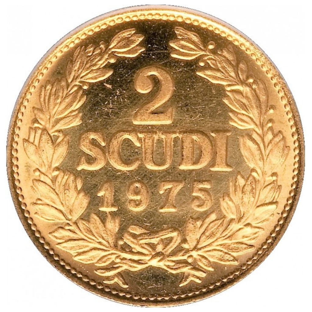 2 Scudi di San Marino – Stemma 1975