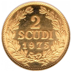 2 Scudi di San Marino – Stemma 1975