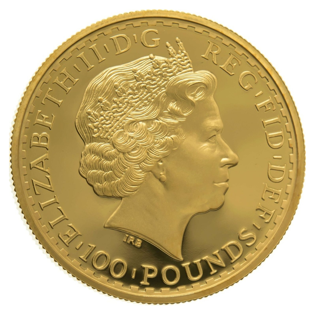 100 Pound Elisabetta II Fourth Portrait 1998–2012