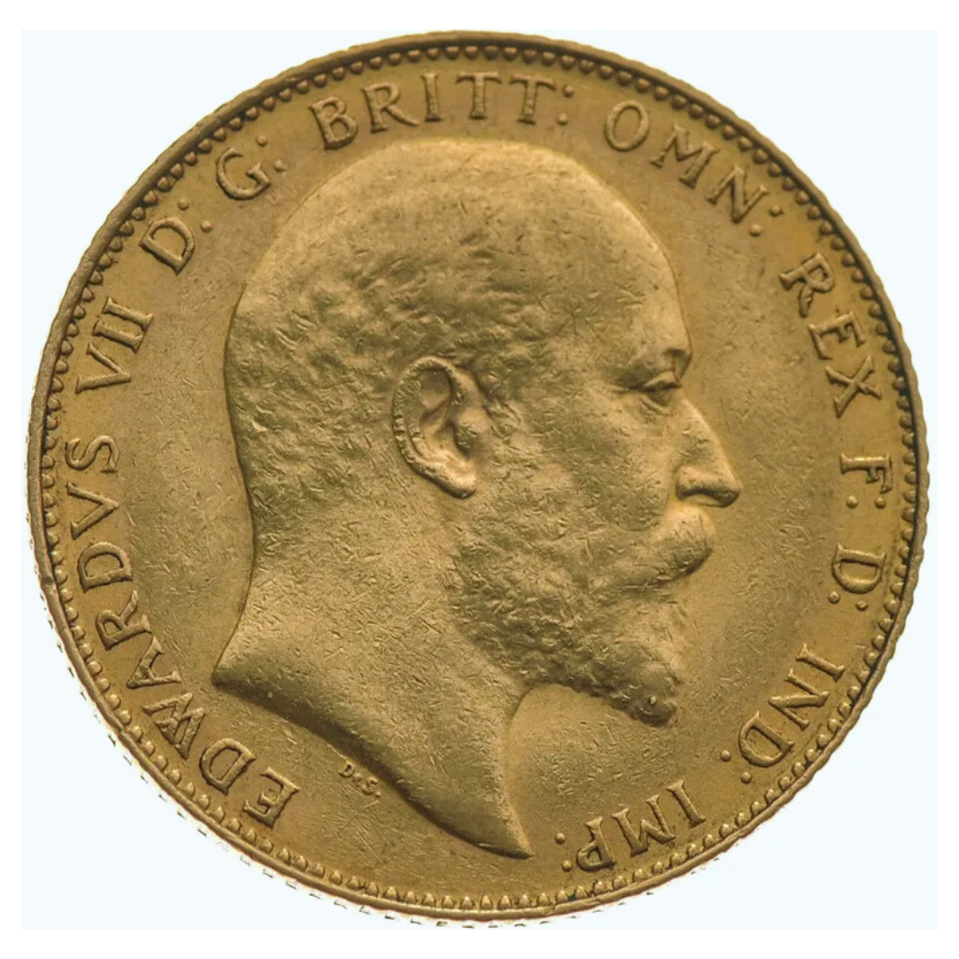 Sterlina Oro Re Edoardo VII 1902–1910