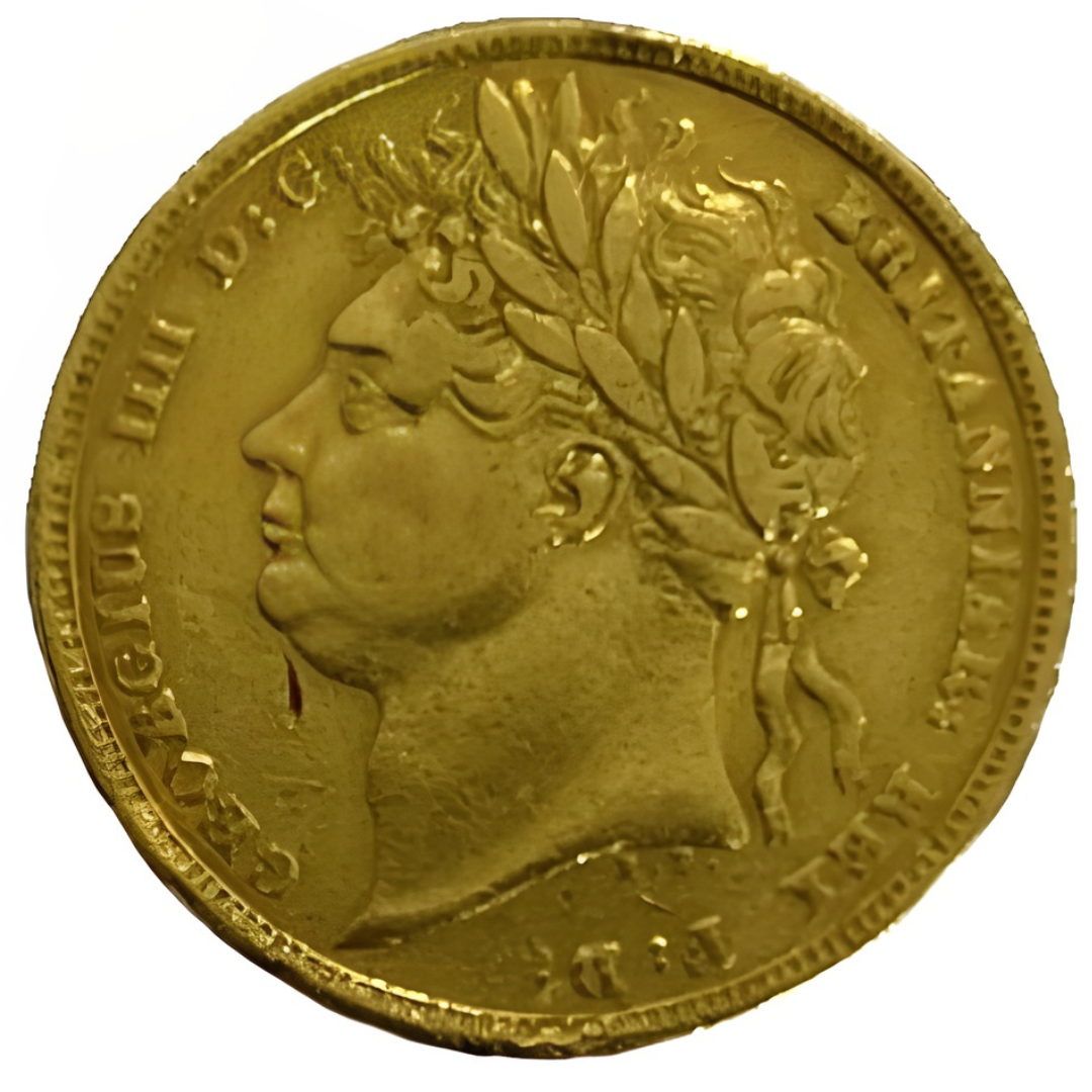 Sterlina Oro Re Giorgio IV 1821–1825