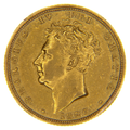 Sterlina Oro Re Giorgio IV 1825–1830
