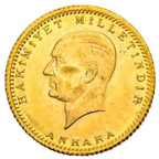 50 Piastre Kurush Oro – Mustafa Kemal Atatürk 1923