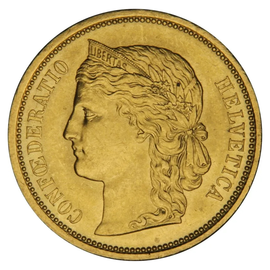20 Franchi Svizzeri “Libertas” 1883–1896