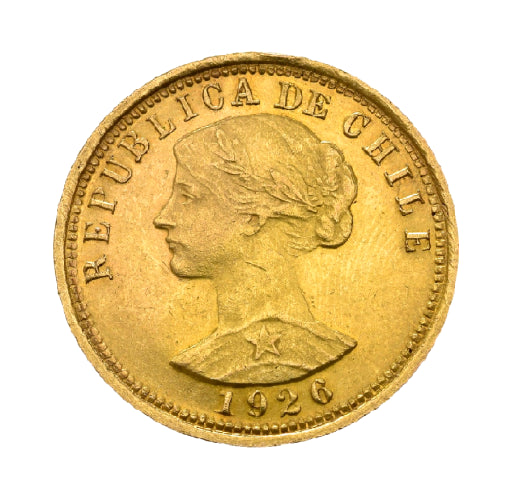 100 Pesos Oro Cile 1926–1980