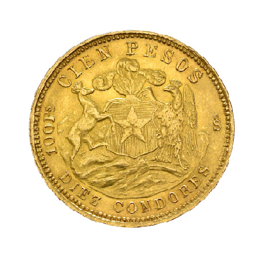 100 Pesos Oro Cile 1926–1980