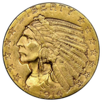 5 Dollari Americani 1908–1929