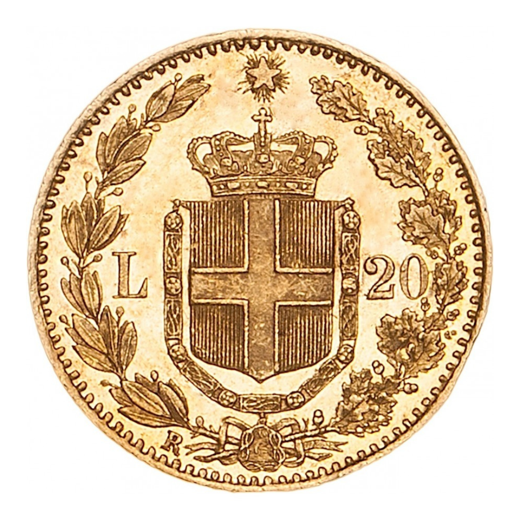 20 Lire Umberto I 1879–1897