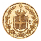 20 Lire Umberto I 1879–1897