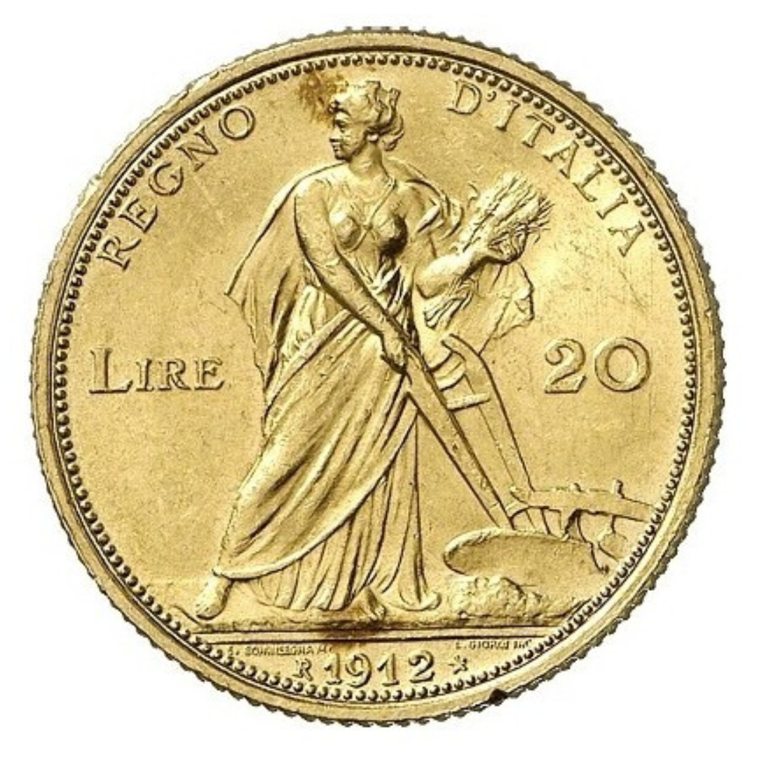 20 Lire Vittorio Emanuele III 1910–1927
