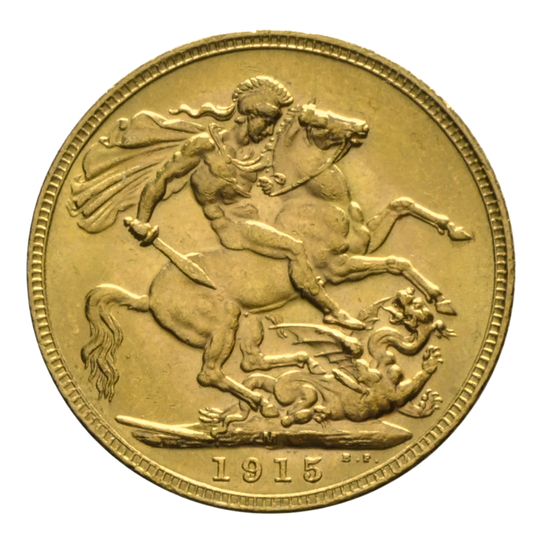 1/2 Sterlina Oro Giorgio V 1911–1915