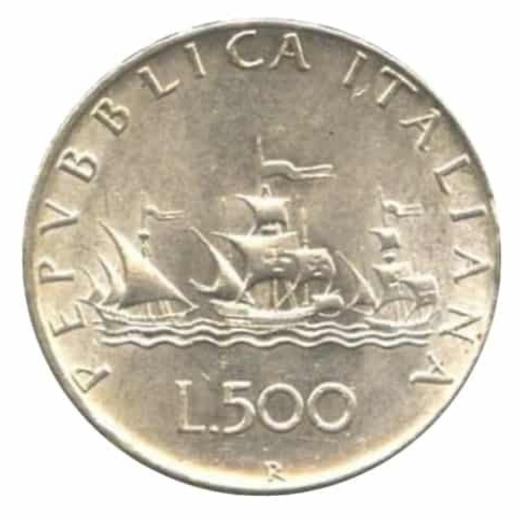 500 Lire Caravelle FDC
