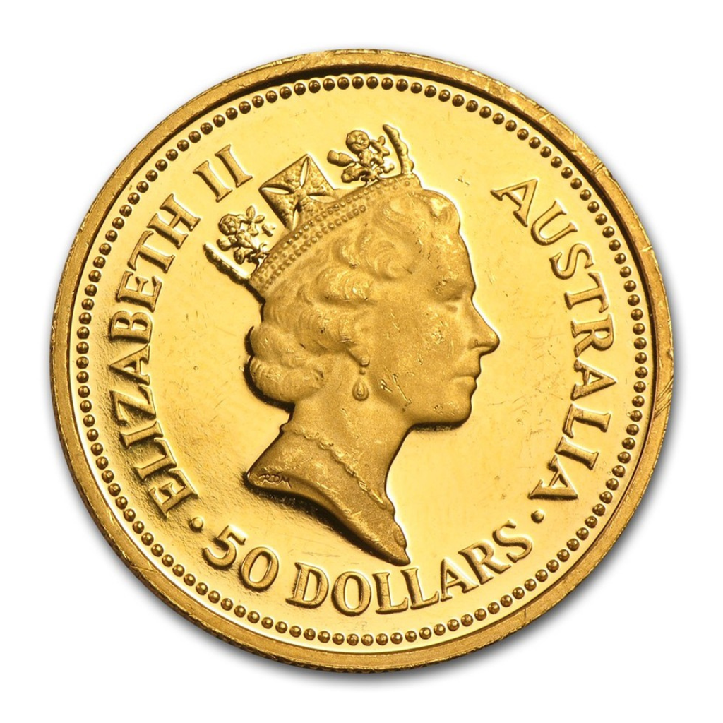 Australia Nugget d’oro (Kangaroo) 50 Dollari 1