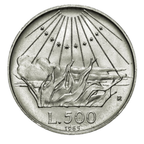 500 Lire Dante Alighieri FDC