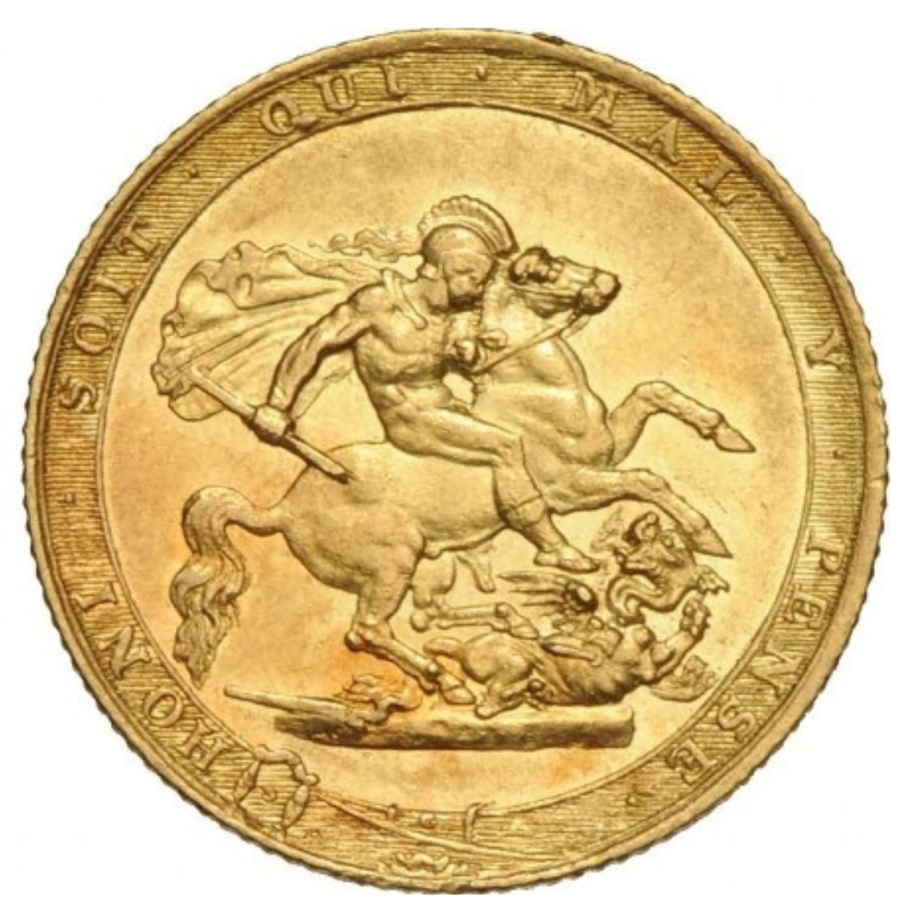1 Sterlina Oro Re Giorgio III 1817–1820