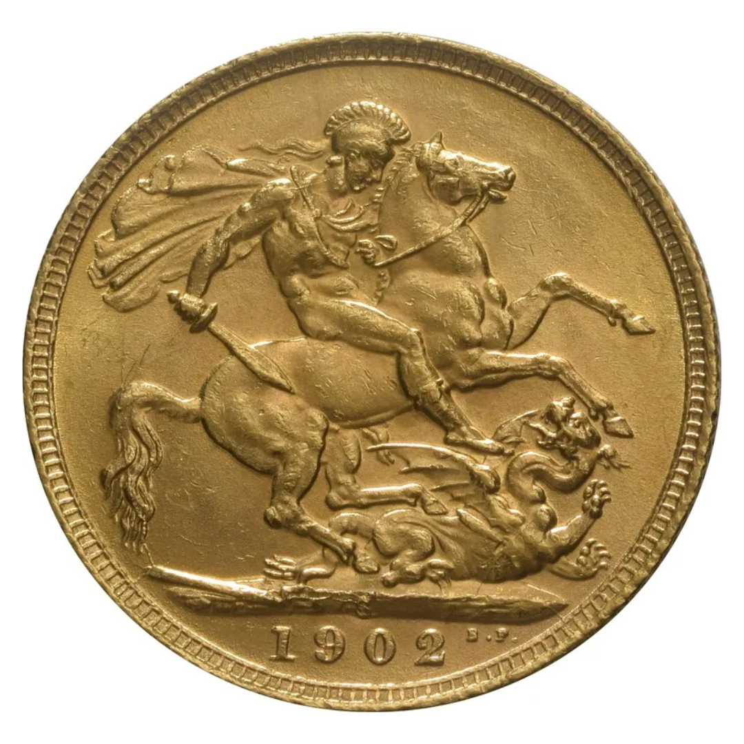 Sterlina Oro Re Edoardo VII 1902–1910