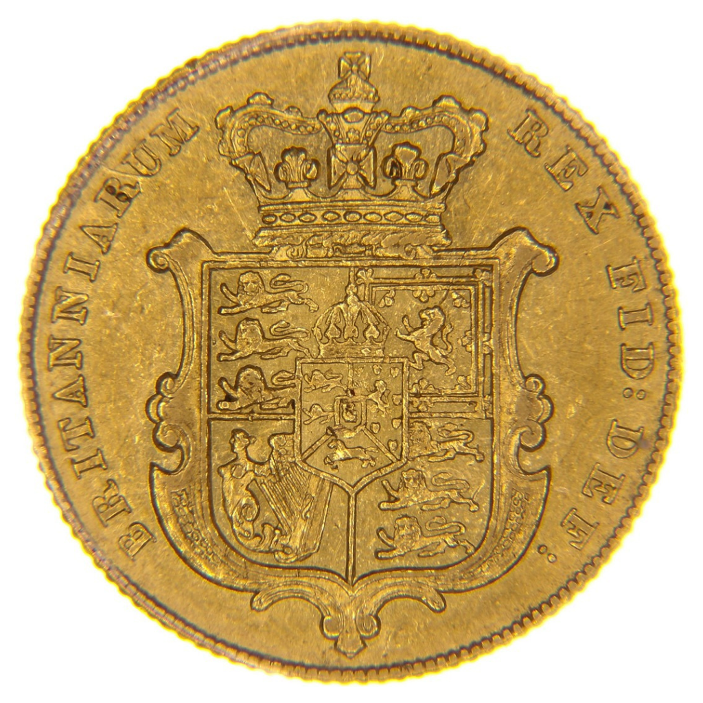 Sterlina Oro Re Giorgio IV 1825–1830