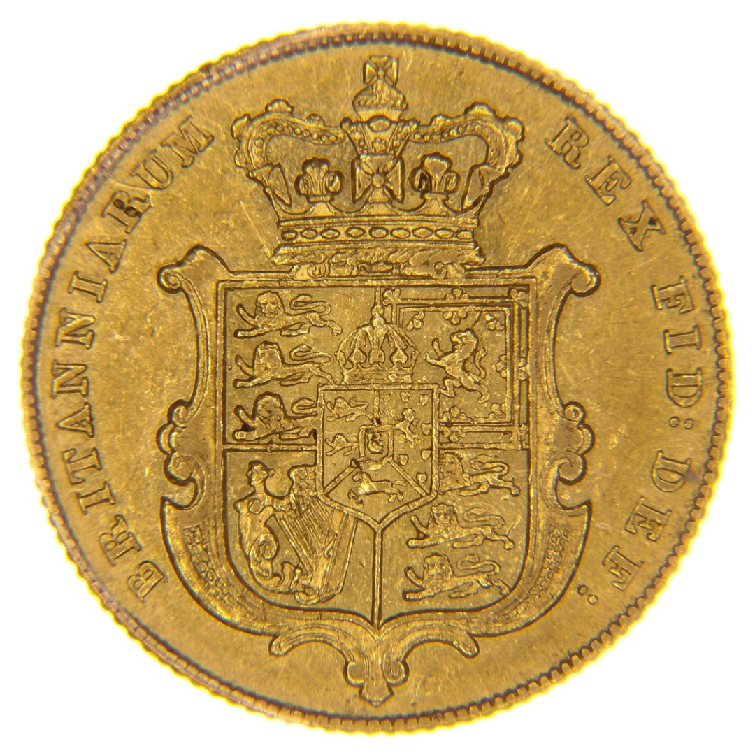 Sterlina Oro Re Giorgio IV 1825–1830