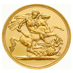 Sterlina Oro Regina Elisabetta II Coronata 1974–1984