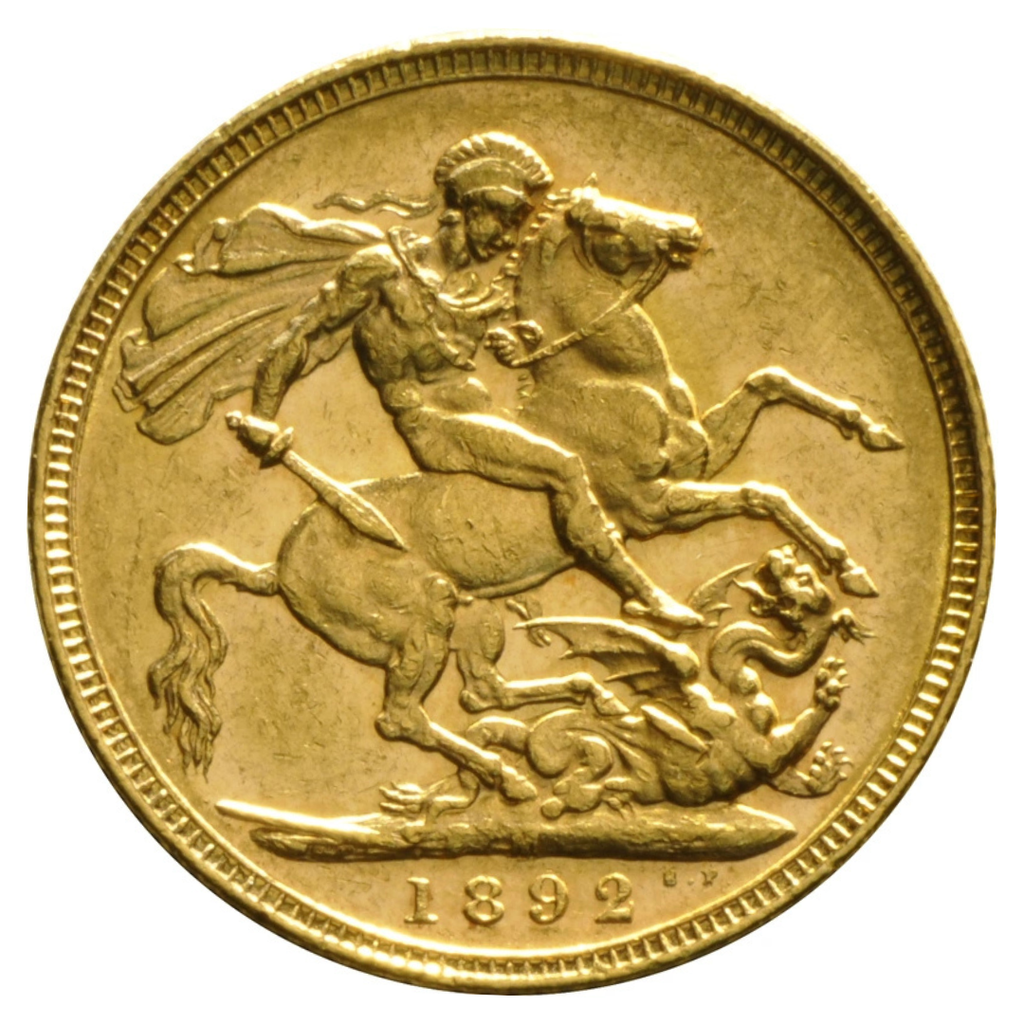 Sterlina Oro Regina Vittoria Giubileo 1887–1892