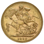 Sterlina Oro Regina Vittoria Testa Giovane 1871–1885