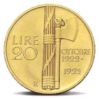 20 Lire Fascetto Italia 1923