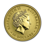 Australia Nugget d’oro (Kangaroo) 15 Dollari retro