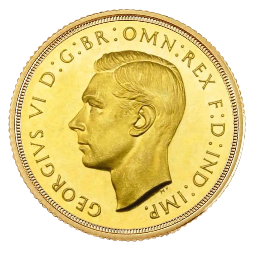 Sterlina Oro Re Giorgio VI 1937