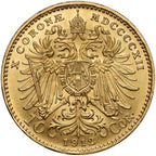 10 Corone Austria 1909 - 1912