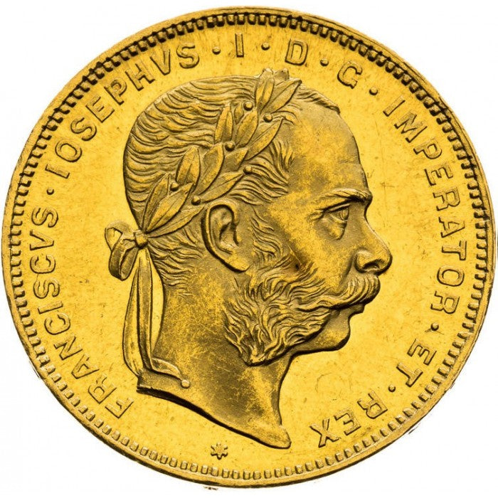 20 Franchi / 8 Fiorini Austria 1870-1892