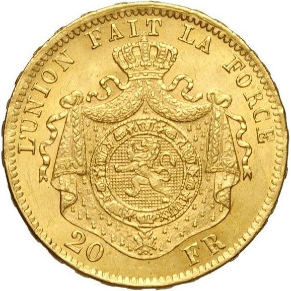 20 Franchi Belgio 1867–1870