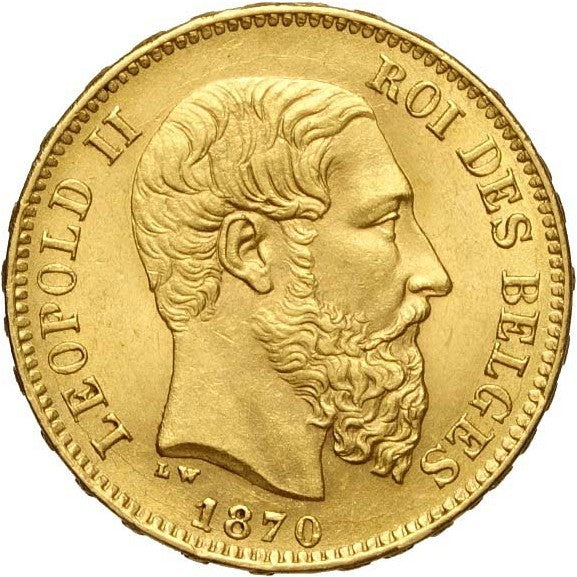 20 Franchi Belgio 1867–1870