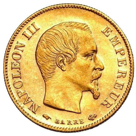 10 Franchi Francesi Napoleone III 1852-1860