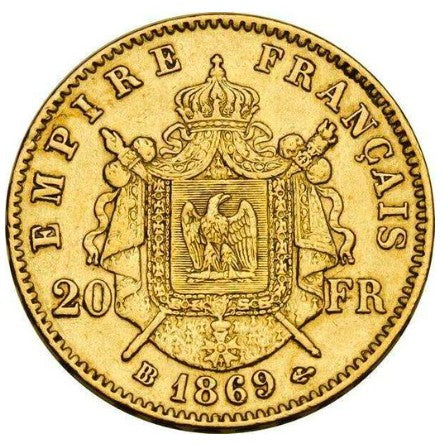 20 Franchi Francesi Napoleone III 1852-1870