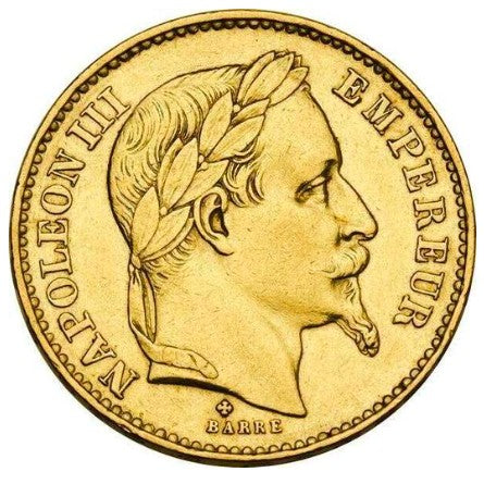 20 Franchi Francesi Napoleone III 1852-1870