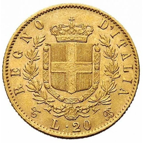20 Lire Italia Vittorio Emanuele II 1861-1878