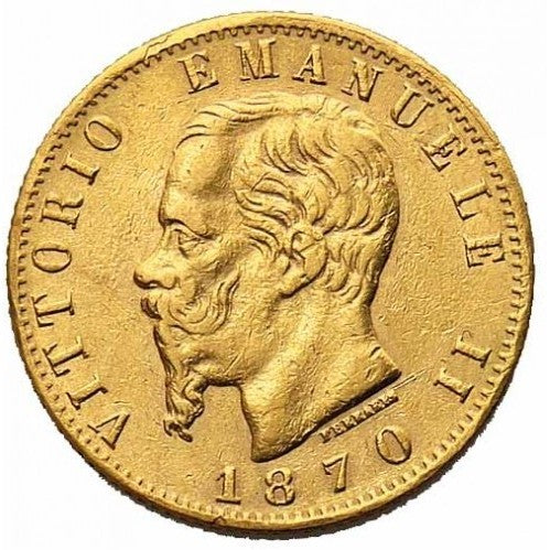 20 Lire Italia Vittorio Emanuele II 1861-1878