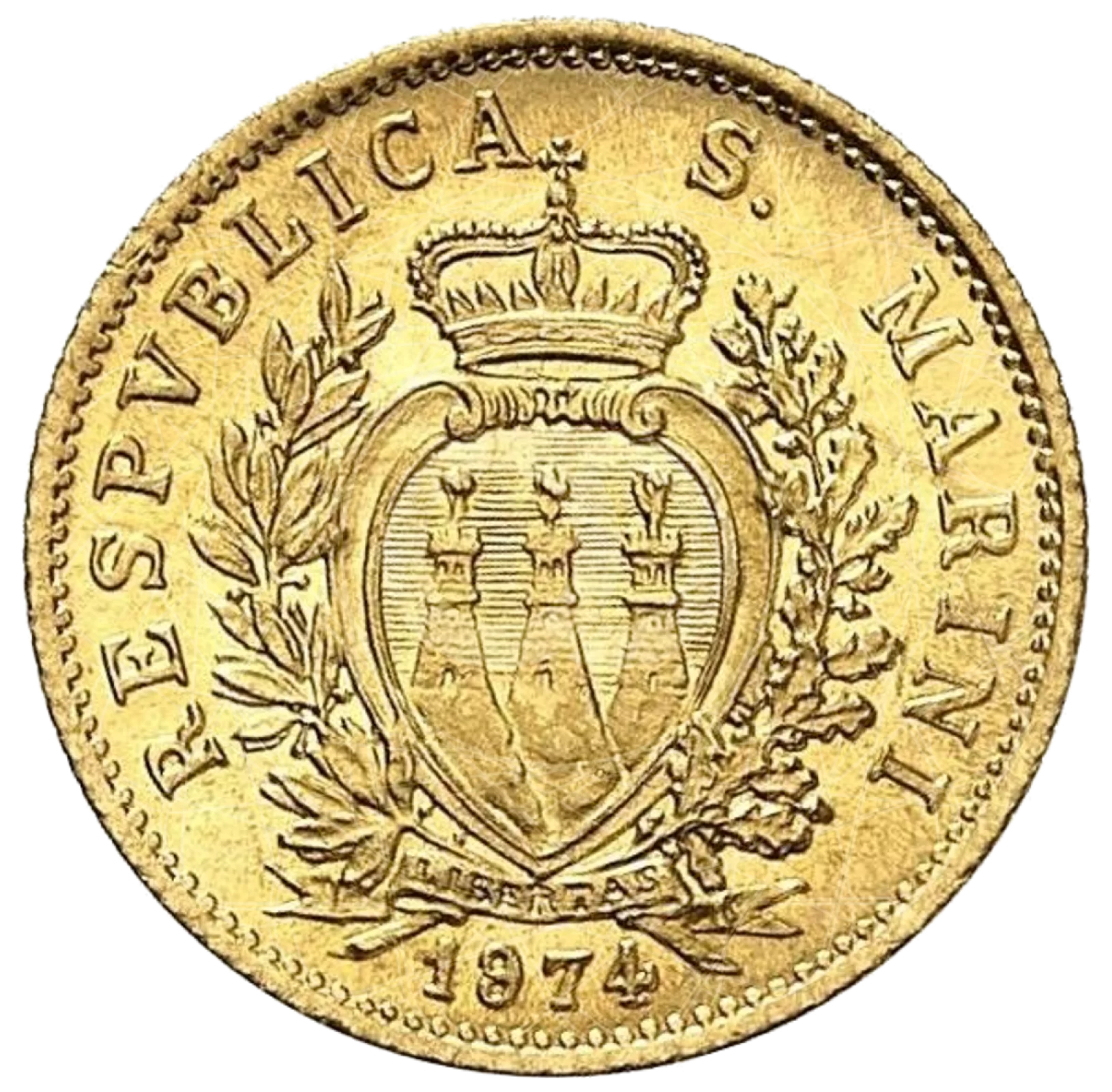 1 Scudo di San Marino – Stemma 1974