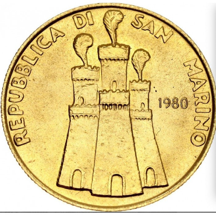 2 Scudi San Marino 1980