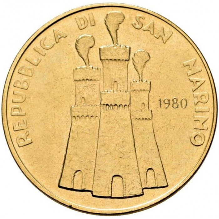 5 Scudi d'Oro "Giustizia" – Repubblica di San Marino | 1980