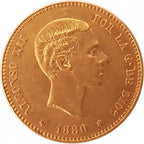 25 Pesetas Spagna 1876–1880