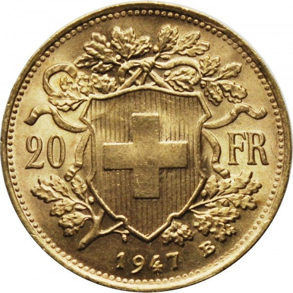 20 Franchi Svizzeri 1897 - 1949