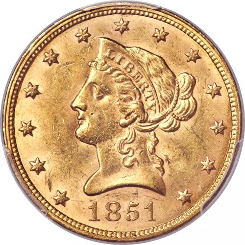 10 Dollari Liberty 1839 -1907