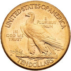 10 Dollari Americani Testa Indiana 1908 -1933