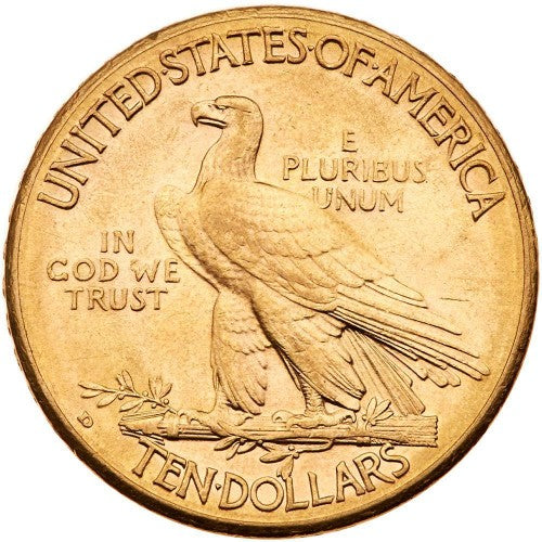 10 Dollari Americani Testa Indiana 1908 -1933