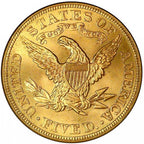 5 Dollari Americani Liberty Head 1866–1908