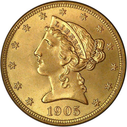 5 Dollari Americani Liberty Head 1866–1908